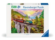 Zabawki kreatywne - Puzzle 1500 Jesienna przeja?d?ka poci?giem - miniaturka - grafika 1