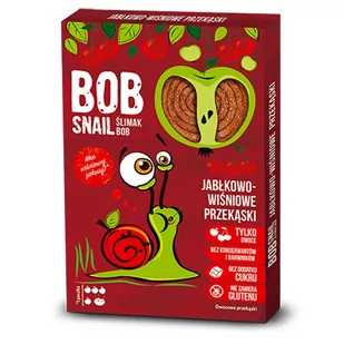 Bob Snail Przekąski jabłkowo - wiśniowe 60 g - Zdrowa żywność - miniaturka - grafika 3