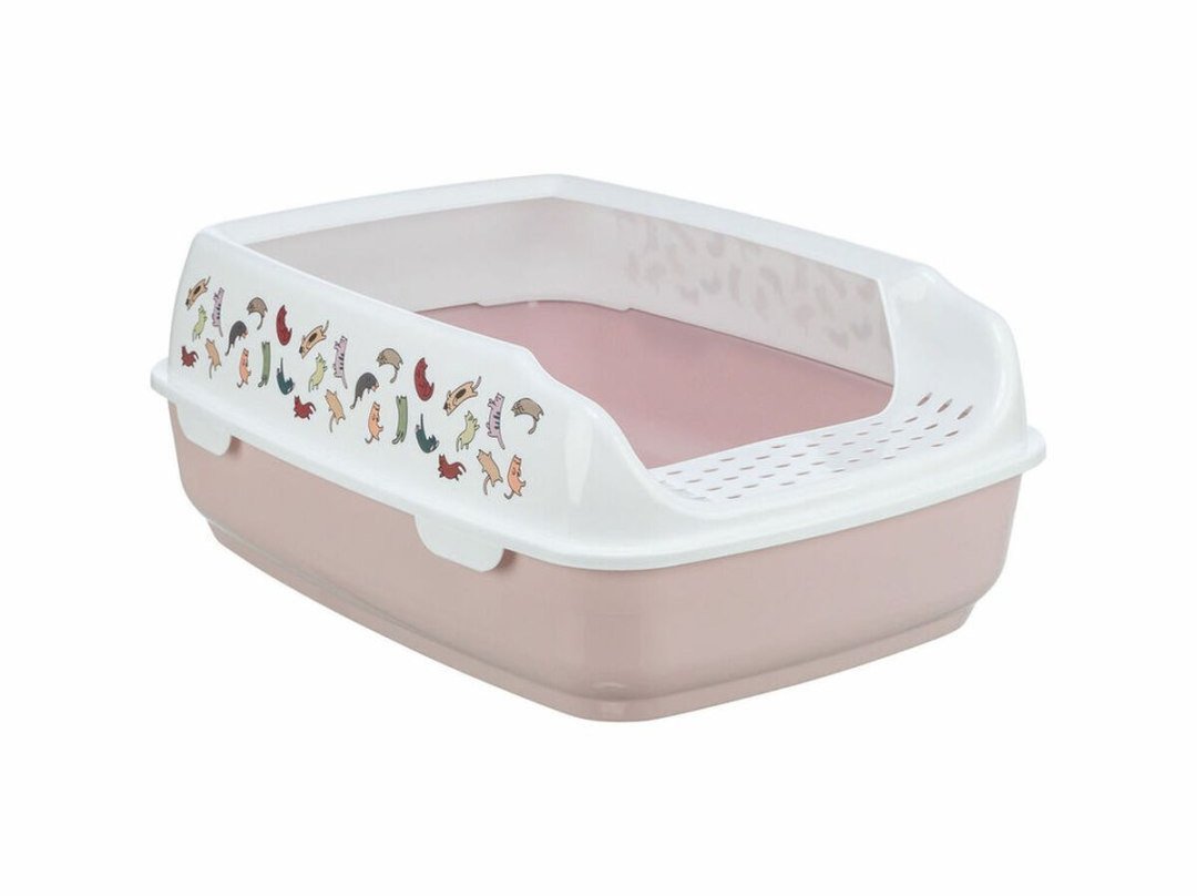 Kuweta dla Kotów Trixie Delio Biały Liliowy Plastikowy 38 20 50 cm