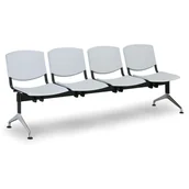 Inne meble biurowe - Euroseat Plastikowa ławka Smile, 4-siedzenia 300354 - miniaturka - grafika 1