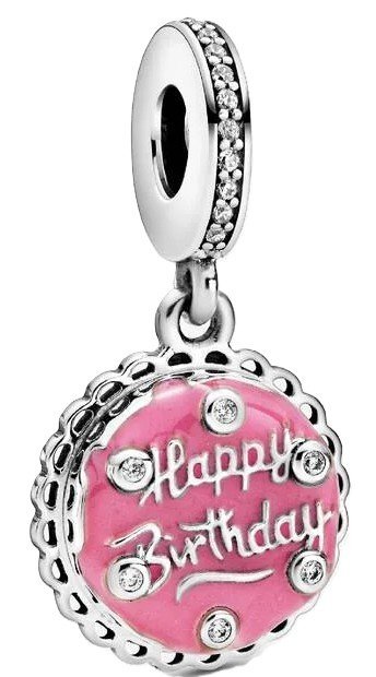 Charms Pandora Zawieszka Różowy tort urodzinowy 798888C01