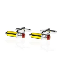 Spinki do mankietów i krawatów - Spinki do mankietów tematyczne ołówek EM 40 - EM Men's Accessories - miniaturka - grafika 1