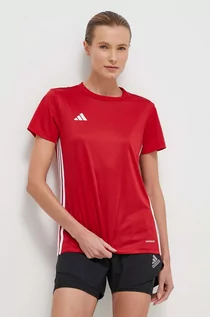 Koszulki sportowe damskie - adidas Performance t-shirt treningowy Tabela 23 kolor czerwony - grafika 1