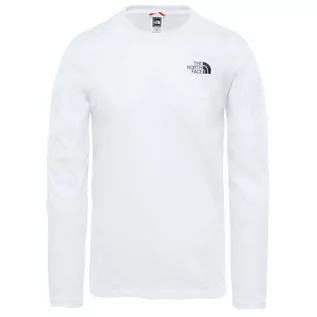 Koszulki męskie - Koszulka The North Face Easy T92TX1FN4 - biała - grafika 1