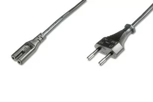 Assmann Kabel zasilający Kabel połączeniowy zasilający Typ Euro CEE 7/16 /IEC C7 (AK-440114-012-S) - Kable komputerowe i do monitorów - miniaturka - grafika 1