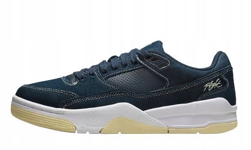 JORDAN FLIGHT COURT TRAMPKI DAMSKIE GRANATOWE ZE SKÓRĄ NATURALNĄ 40 14AD