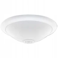 Lampy sufitowe - LVT Plafon z czujnikiem ruchu biały 360° 2xE27 4982-PC - miniaturka - grafika 1