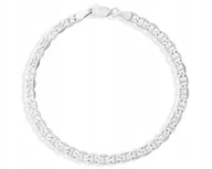 Bransolety męskie - Bransoletka Męska Srebrna Splot Gucci Pełny dł. 19 cm Srebro Rod pr. 925 - miniaturka - grafika 1