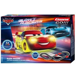 Carrera Go 20063521 Disney Pixar Cars - Glow Racers 4,3m - Zabawki konstrukcyjne - miniaturka - grafika 1