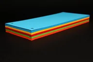 Przekładki do segregatorów - PRZEKŁADKA KARTONOWA 1/3 A4 : Kolor - Mix 51324 - miniaturka - grafika 1