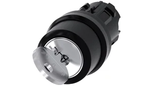 Siemens Przełącznik z kluczem ronis 22mm okrągły tworzywo nr zamka 455 z 2 kluczami 2 poz 3SU1000-4CF01-0AA0 3SU1000-4CF01-0AA0 - Inne akcesoria elektryczne - miniaturka - grafika 1