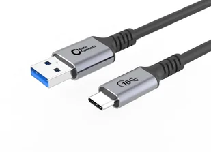 Microconnect USB3.2AC025 kabel USB USB 3.2 Gen 2 (3.1 Gen 2) 0,25 m USB A USB C Czarny - Kable USB - miniaturka - grafika 1
