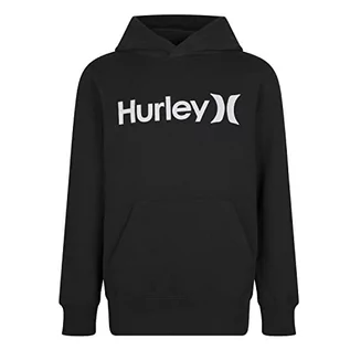 Bluzy dla chłopców - Hurley Bluza chłopięca Hrlb Fleece, czarna, 13 años, czarny, 13 Lat - grafika 1