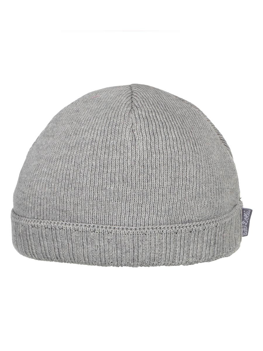 Dziecięca czapka beanie dzianinowa szara Döll r.51