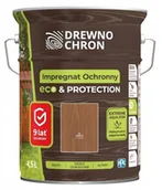 Farby wewnętrzne - Impregnat Ochronny Eco&Protection Orzech 4.5L Drewnochron - miniaturka - grafika 1