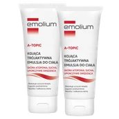 Balsamy i oliwki dla dzieci - Zestaw Emolium A-Topic, trójaktywna emulsja do ciała do skóry atopowej, suchej i uporczywie swędzącej, od 1 miesiąca, 2 x 200 ml - miniaturka - grafika 1