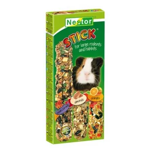 Nestor KOLBA 3 W 1 DLA DUŻYCH GRYZONI I KRÓLIKÓW - JARZĘBINA i PORZECZKA, MIGDAŁY, POMARAŃCZE 175g ZH_01462 - Przysmaki dla gryzoni - miniaturka - grafika 1