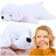 Maskotki i pluszaki - MASKOTKA PODUSZKA Z KOCEM 3W1 PIES PIESEK DUŻY MIŚ PRZYTULANKA 50 CM - miniaturka - grafika 1