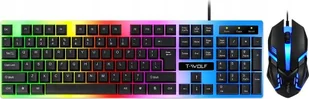 EXTRALINK GAMING SET TF230 2IN1 LED KEYBOARD+MOUSE - Zestawy myszka + klawiatura - miniaturka - grafika 1