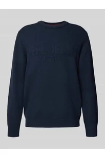 Sweter z dzianiny o kroju regular fit z mieszanki wiskozy i bawełny model PHINEAS - Pepe Jeans - Swetry męskie - miniaturka - grafika 1