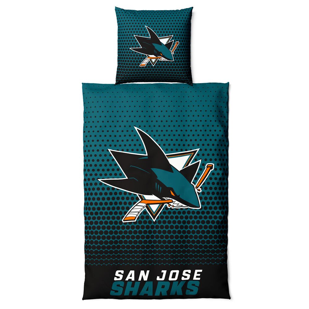Pościel Fosho DOTS San Jose Sharks 135x200 + 80x80cm