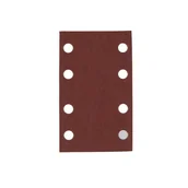 Materiały ścierne - Milwaukee papier ścierny 80x133 mm granulacja 240 8 otworów 10 szt. 4932492767 - miniaturka - grafika 1