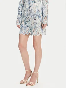 Guess Spódnica mini W5GD1T WHAD2 Niebieski Regular Fit - Spódnice - miniaturka - grafika 1