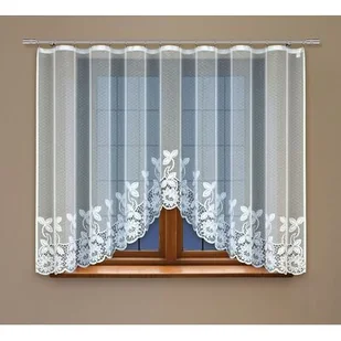 Firanka gotowa 130 x 300 cm biały - Firany - miniaturka - grafika 1