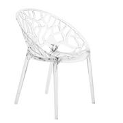 Krzesła - D2.Design Krzesło Coral transparent 3478 - miniaturka - grafika 1