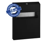 Akcesoria i części AGD - Merida GSC001 Pojemnik na podkładki na deskę sedesową STELLA BLACK LINE, czarny - miniaturka - grafika 1