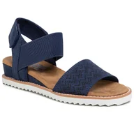 Sandały damskie - Sandały Skechers Desert Kiss 31440/NVY Granatowy - miniaturka - grafika 1