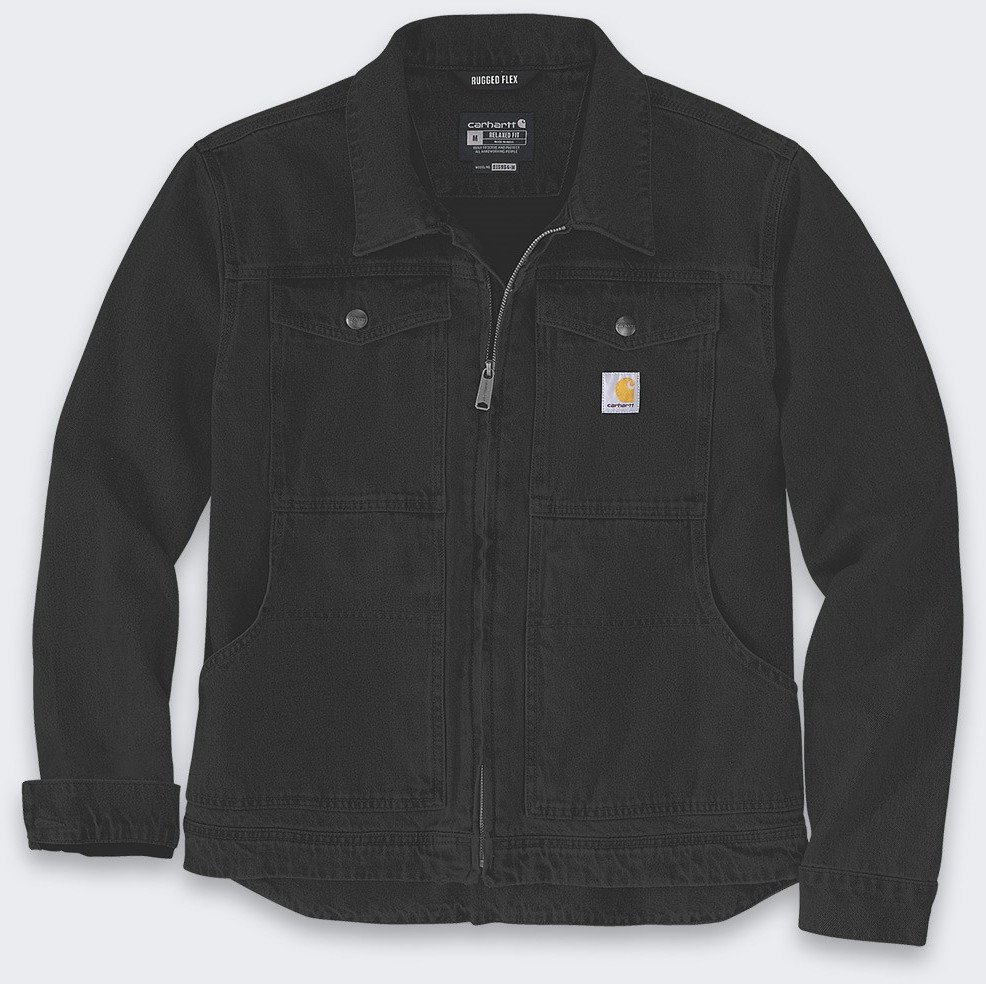 Kurtka męska Carhartt Kurtka Rugged Flex Duck Berwick Black