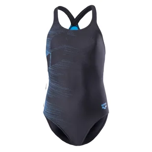 Dziecięcy Strój kąpielowy ARENA G STARRY JR ONE PIECE V BACK BTS 20 003694/500 – Czarny - Stroje kąpielowe - miniaturka - grafika 1