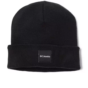 Czapka Columbia Unisex City Trek Heavyweight Beanie 1911251013 - czarna - Czapki i chusty sportowe męskie - miniaturka - grafika 1