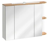 Szafki łazienkowe - Wisząca szafka łazienkowa z lustrzanym frontem C0-B96 - miniaturka - grafika 1
