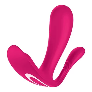 Wibratory i masażery - Satisfyer Top Secret Plus - inteligentny wibrator z 3 bolcami do ładowania (różowy) - grafika 1