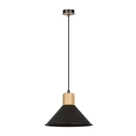 Lampy sufitowe - Emibig Rowen lampa wisząca 1-punktowa czarna 1044/1 1044/1 - miniaturka - grafika 1