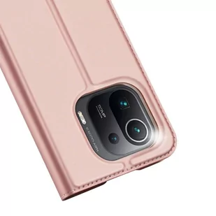 Dux Ducis Skin Pro kabura etui pokrowiec z klapką Xiaomi Mi 11 Pro różowy - Etui i futerały do telefonów - miniaturka - grafika 3