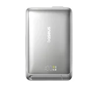Powerbanki - Baseus Nomos Qi2, USB-C 10000mAh 45W Szary - miniaturka - grafika 1