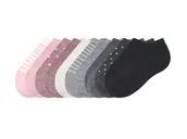 Skarpetki dla dzieci - lupilu® Skarpetki stopki dziecięce z biobawełną, 10 par (różowy/kremowy/szary/granatowy, 23/26) - miniaturka - grafika 1