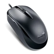Myszki - Mysz przewodowa, Genius DX-120, czarna, optyczna, 1200DPI, USB-C - miniaturka - grafika 1