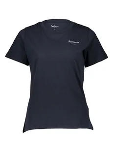 Pepe Jeans Koszulka w kolorze granatowym - Koszulki i topy damskie - miniaturka - grafika 1
