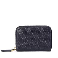 Portfele - Mały Portfel Damski Lauren Ralph Lauren Sm Zip Wllet 432883664008 French Navy - miniaturka - grafika 1