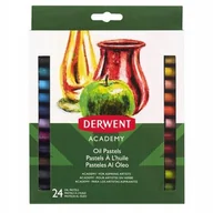 Kredki, ołówki, pastele i pisaki - Derwent KOMPLET PASTELI OIL ACADEMY 24 KOLORY 2301953 - miniaturka - grafika 1