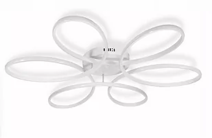 LAMPA DEKORACYJNA OKRĘGI 100W + PILOT BIAŁA 880 - Decorativi - Lampy sufitowe - miniaturka - grafika 1