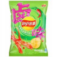 Chipsy - Chipsy Lay's Hot & Spicy Braised Duck Tongue Duszone Kacze Języki 70g - miniaturka - grafika 1