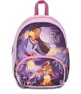 Plecaki szkolne i tornistry - Disney Mały plecak przedszkolny, WISH, fioletowy - boczne kieszenie na butelkę, kieszeń przednia, plecak przedszkolny dla dziewczynek - plecak szkolny dla dzieci - księżniczki Disney, Wielokolorowy, - miniaturka - grafika 1