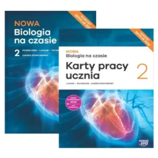 Pakiet Nowa Biologia na Czasie 2. Podręcznik i Karty pracy ucznia. Liceum i technikum. Zakres podstawowy. Edycja 2024 - Podręczniki do technikum - miniaturka - grafika 1