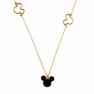 Łańcuszki - Łańcuszek myszka czerń plus 2 ażury (C15/MIK/07AU) - miniaturka - grafika 1