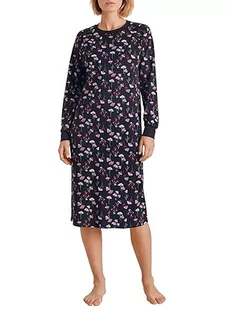 CALIDA Damska koszula nocna Midnight Mushrooms, Dark Lapis Blue, standardowa, Dark Lapis Blue, rozmiar uniwersalny - Piżamy damskie - miniaturka - grafika 1